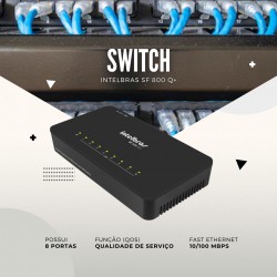 Switch SF800 Q+ - Intelbras