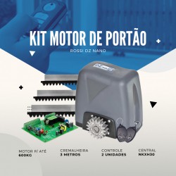 Kit motor de portão DZ NANO - Rossi