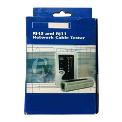 Testador de cabo - RJ45 e RJ11 